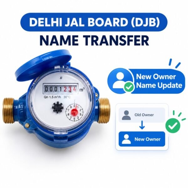 Delhi Jal Board Name Transfer Service | DJB Name Change